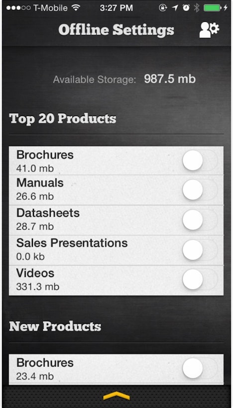 Fluke VSA Screen Offline Settings