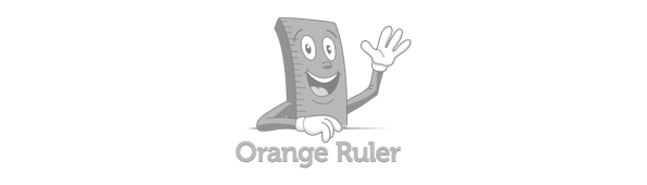 Orange ruler grey